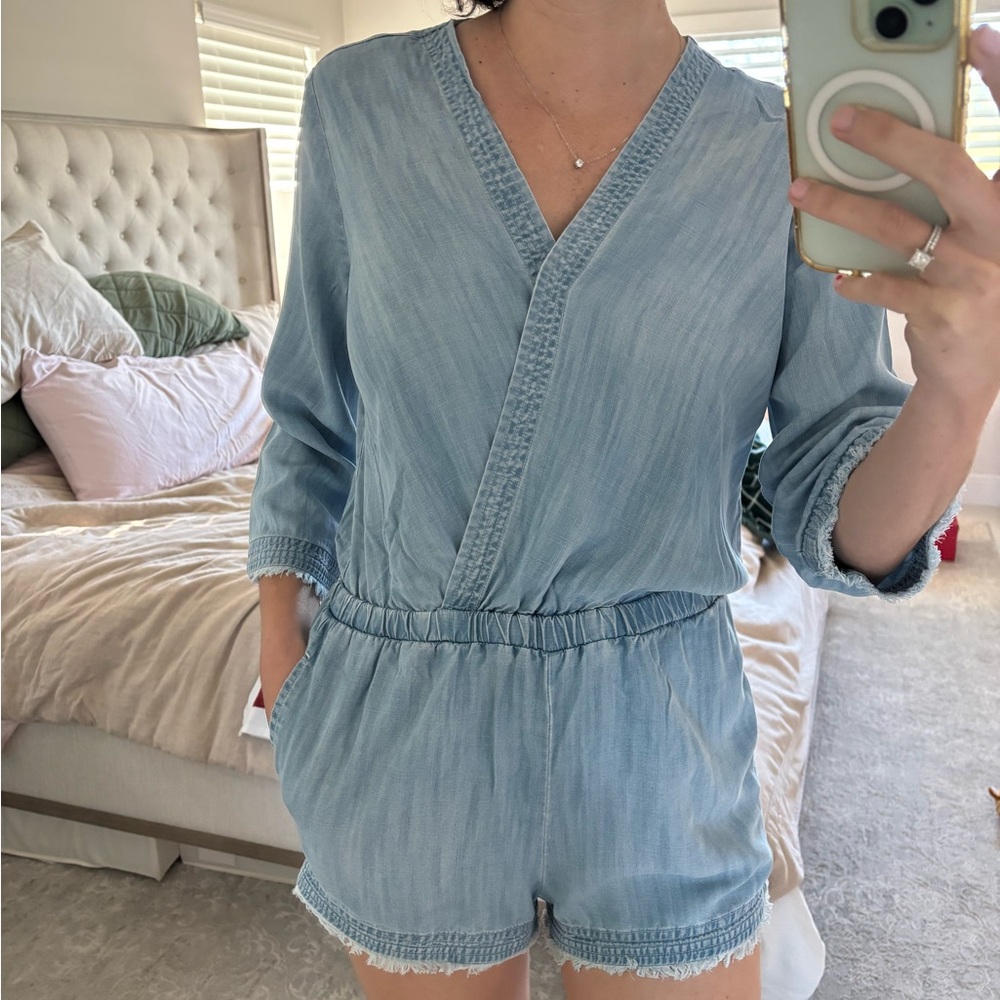 Bella Dahl Jean jumpsuit size small